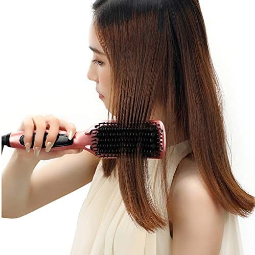 LXXSH Electric četkice za kosu ravne češalj Anti-Scald ravno češljem za kosu vruće češkom za ravnalo ravnalo
