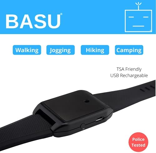 BASU eAlarm WRX Nosivi 120dB Alarm za hitne slučajeve za hodanje & Jogging, Samoodbrana, SOS, hitne slučajeve sa USB punjenje