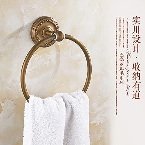 Gretd Antique Bath ručnik za ručnik kupaonica hardver Privjesak rezbareni papir Držač četkica za toaletni četkica za kupatilo Dodatna
