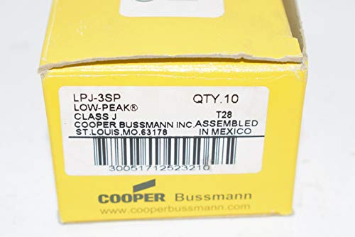 Busmannn LPJ-3SP LPJ serija Vremenska kašnjenja 600 V 3 A Ø 20,5 x 57,15 mm Dual element osigurača - 1 artikal