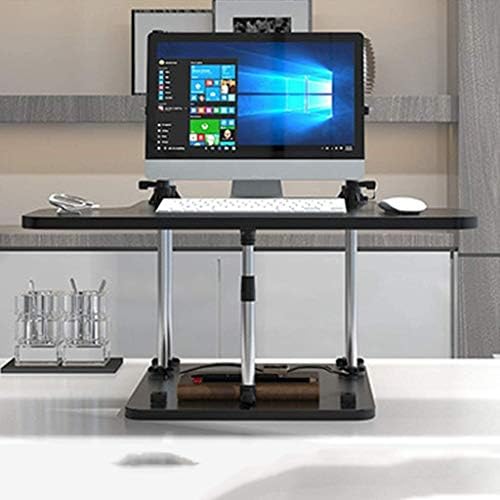 Stolovi stol za podizanje računara, postolje za podizanje stonog računara sa sklopivim nosačem za prenosni računar
