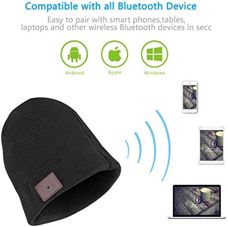 Bearsfire Bluetooth Beanie Hat sa rukavicama zaslona osjetljivim na dodir, bežični glazbeni kaputinski kapu sa zimskim mekim toplim