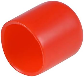 uxcell 10kom gumeni završni poklopci 16mm ID okrugli poklopac poklopca navoja crveni