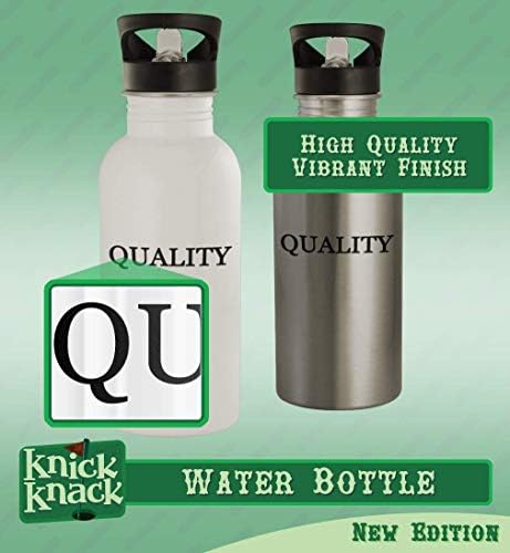 Knick Klack pokloni lign - 20oz boca vode od nehrđajućeg čelika, srebro