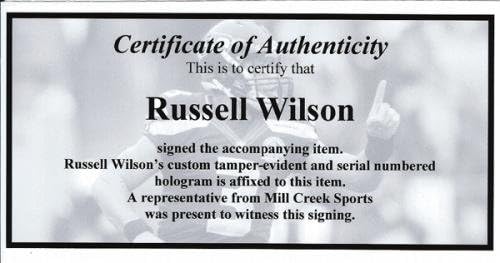 Seattle Seahawks Russell Wilson autografirao je Blue Nike dres veličine m RW Holo Stock 159119 - autogramirani NFL dresovi