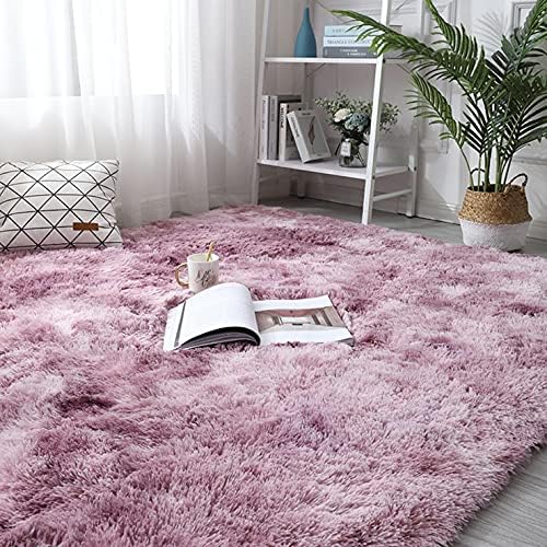6x9 ružičasta ljubičasta moderna kućna ukrasite prostirke površine za dnevnu sobu spavaća soba kupaonica flaffy zatvoreni tepih