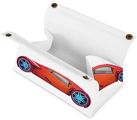 Crveni sportski auto tkivni tkiva Poklopac Dekorativni dozitor papira za salvete za kućni uredski automobil