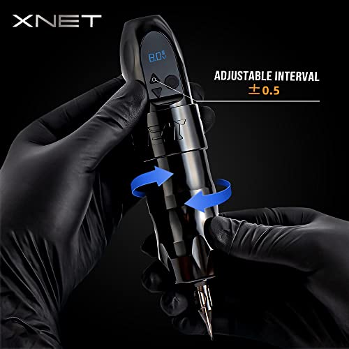 Xnet Titan 42mm Grip Rotary Tattoo machine Kit - bežična Tattoo kertridža olovka sa dodatnim 38mm držačem i dodatnom baterijom 1950mah