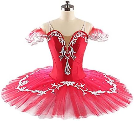 TJLSS Professional Ballet Girl & Women Performanse Baletne haljine Kostim Ballerina Palačinka odrasla osoba