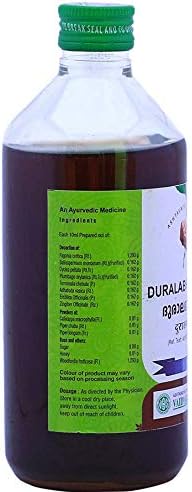 Vaidyaratnam Duralabharishtam 450 ml Ayurvedski biljni proizvodi, Ayurveda organski proizvodi