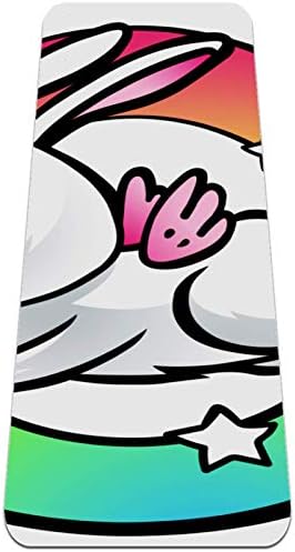 Siebzeh Unicorn Rabbit Premium Thick Yoga Mat Eco Friendly Rubber Health & amp; fitnes non Slip Mat za sve vrste vježbe joge i pilatesa