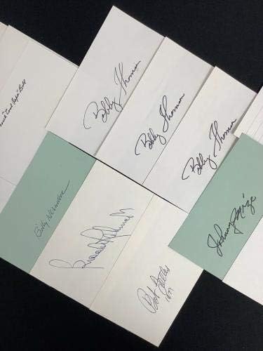 Bejzbol HOF +Stars puno 32 potpisan indeks kartica Conlan Feller mise autogram TPG - MLB rez potpisa