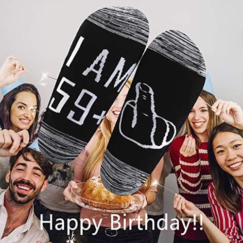 LEVLO 40. 50. 60. rođendan poklon za žene ili muškarce Smiješne rođendanske čarape Najbolji prijatelj poklon rođendan poklon za njega