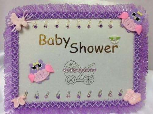 Pink Owl Baby Shower Potpis Knjige Gostiju Poklon Za Uspomenu