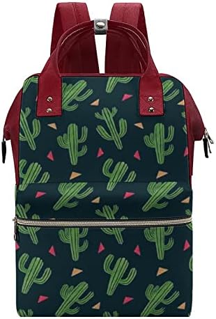 Kaktusni sukulizacija ruksaka pelena ruksak stilski materinsku peppy torba multifunkcijsko vodootporno stalno stajalište ramena