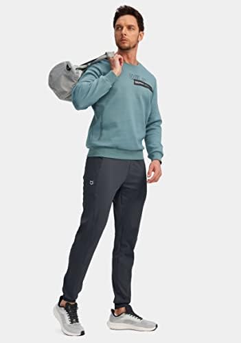 G postepeni muški jogeri sa džepovima sa patentnim zatvaračem Stretch suženi trenerci Atletske hlače za muškarce vježbanje teretane