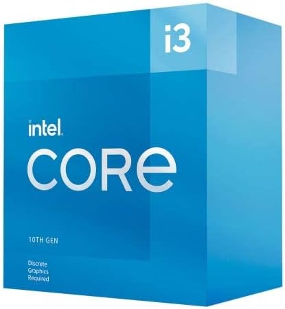 Intel Core i3 10105 4 CORE procesorski procesor 8 Threads, 3,7 GHz do 4,4 GHz turbo kometa Lake Osveži utičnica LGA 1200 6MB predmemorija,