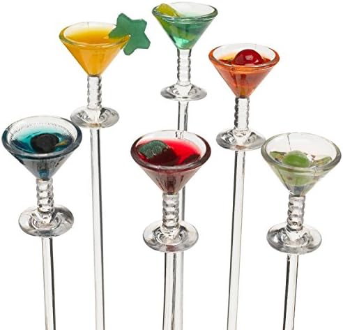 Prodyne Colorful Martini pira plastiku, višebojni