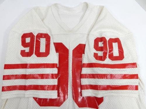 Krajem 1980-ih početkom 1990-ih San Francisco 49ers 90 Igra Polovni bijeli dres 48 741 - Neintred NFL igra rabljeni dresovi