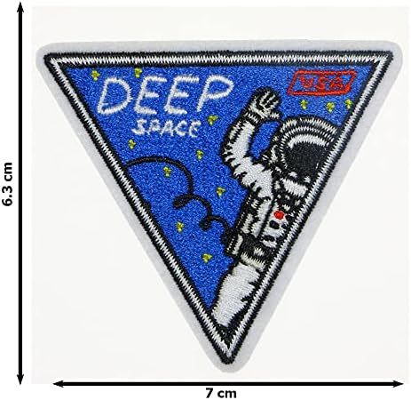 JPT - Deep svemir USA Astronaut Universe Star Slatka crtani izvezeni aplicirani gvožđe / šiva na zakrpama Slatki logo Patch na vešu
