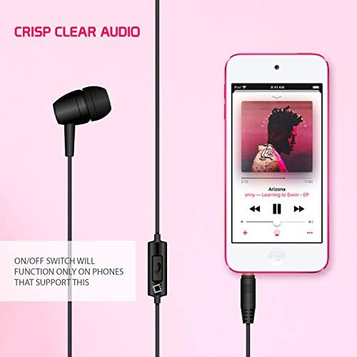 Pro Mono Earbud BESPLATNO kompatibilan sa Samsung SM-T2105 sa ugrađenim mikrofonom i hrskavim jasnim sigurnim audio!