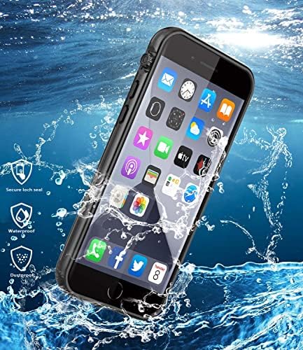 Love Beidi iPhone 8 7 Vodootporni poklopac kućišta Ugrađeni zaštitni ekran Potpuno brtveni životni udar otporni na snijeg Podvodni