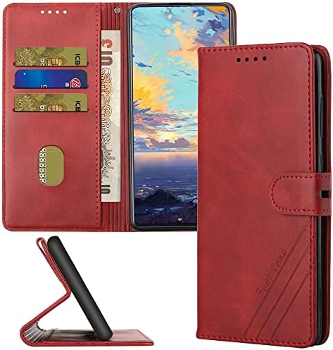 BICHONG kompatibilan sa Samsung Galaxy A13 5G futrolom za novčanik, Galaxy A13 5G kožna Flip Folio futrola sa držačima za kartice