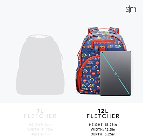 Jednostavan moderni Dječiji ruksak za školske dječake djevojčice | Dječiji ruksak za osnovnu djecu u vrtiću / Fletcher kolekcija /
