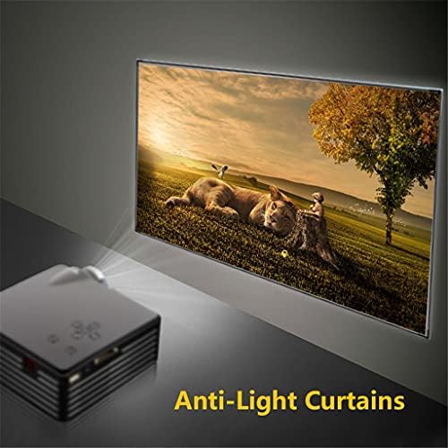 Sxyltnx ekran projektora Jednostavne zavjese protiv svjetla 16: 9 Prijenosni kućni 3D HD digitalni otvor za zavjese