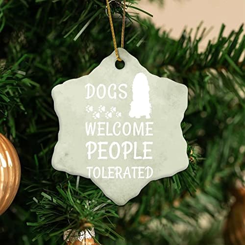 Keramički Ornament ljubimac ljubimac vlasnik psa Psi pozdravljaju ljude pas kaže Božić suveniri dekorativni viseći ukrasi za dnevni