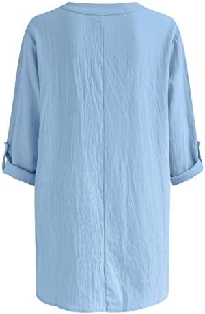 Rođendanske košulje za žene V izrez posteljina Božićni tisak T majica Loše FIT Retro vješanja za žene