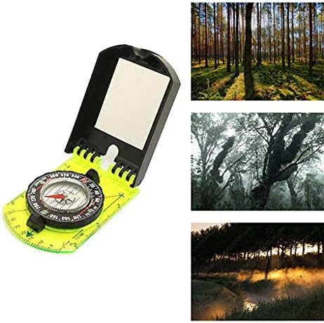 Xjjzs multifunkcijski na otvorenom preživljavajuće kompatibilno planinarenje kampiranje džepom Kompas ručne opreme
