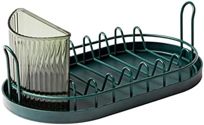 Ijwoa stalak za sušenje jela nad sudoperom Organizator kuhinje sa odvodnim pločama odvodni pogon pohrana za pribor za kuću za dom