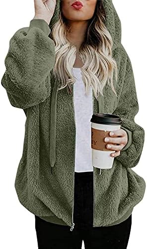 Fuzzy fleece Opet Ženska zimska jakna Slim Fashic Cardigan Topla Trendy kaputić sa džepom
