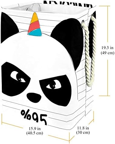 Slatka Panda i jednorog vodootporna korpa za veš sklopive korpe za kućnog organizatora Baby Hamper