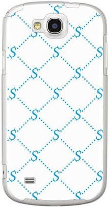 Drugi kožni monogram Bijeli X plavi dizajn by Rotm / za Galaxy S III PROGRE SCL21 / AU ASCL21-PCCL-202-Y355