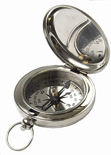 Mesinss kompas Push Dugme Nautički morski navigacijski kompas, džepni kompas, vanjski kompas, Kompas za kampiranje, Hiking kompas,