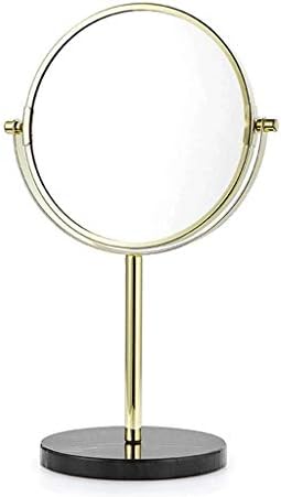 LLRYN ogledalo za šminkanje-ogledalo za šminkanje dvostrano samostojeće stolno okretno Kozmetičko ogledalo stolno toaletno ogledalo