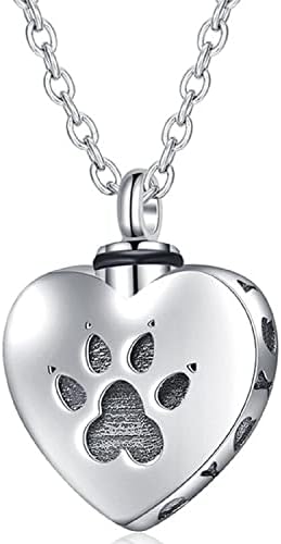 Maya's Grace Love Heart pet Paw kremacija urna ogrlica pas nakit - spomen suvenir Privjesak Nakit za kućne ljubimce vlasnici-poseban