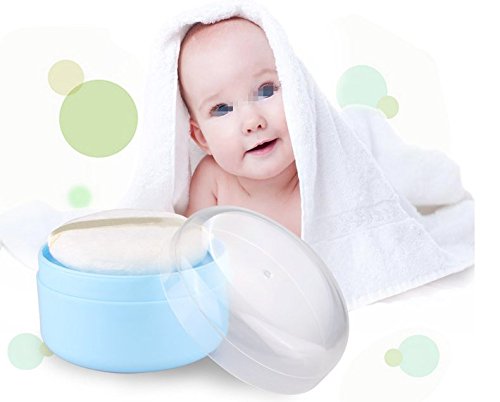 Plava plastična briga za bebe za bebe nakon kupanja za kupanje Duhovni nosač kutija Portable Empty šminkemične kontestične kontestične