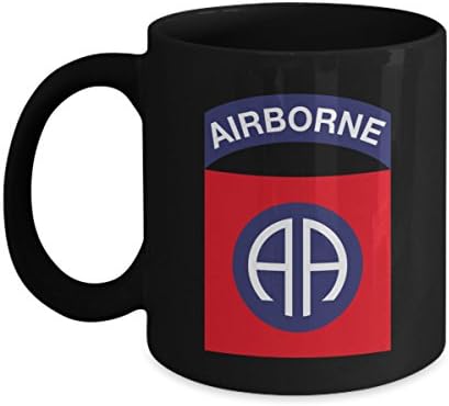 82nd šolja za kafu u vazduhu - vojna šolja za kafu-obe strane