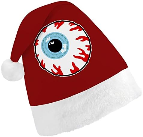 Eyeball uzorak Božić šešir Santa šešir Funny Božić kape Holiday Party kape za žene / muškarci
