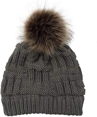 Knit Beanie HATS, zimski šešir za žene Bonnet Beanie Girls pom pom kape za žene