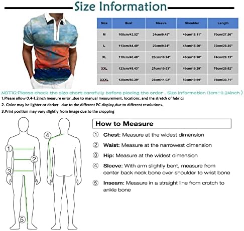 Muški grafički teži vrhovi - Cool Design Majice za odrasle, muške klasične fit kratkih rukava sa ovratnikom polo majice