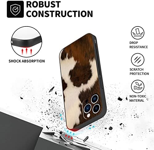 Dizajniran za iPhone 11 Pro Max slučaj,slatka Zapadna kravlja TPU futrola za telefon za djevojčice žene, modni Luksuzni Deisgn zaštitni