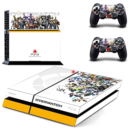 Igra VOverwatchC Ashe Bastion Doomfist Hanzo Genji PS4 ili PS5 skin naljepnica za PlayStation 4 ili 5 konzolu i 2 kontrolera naljepnica