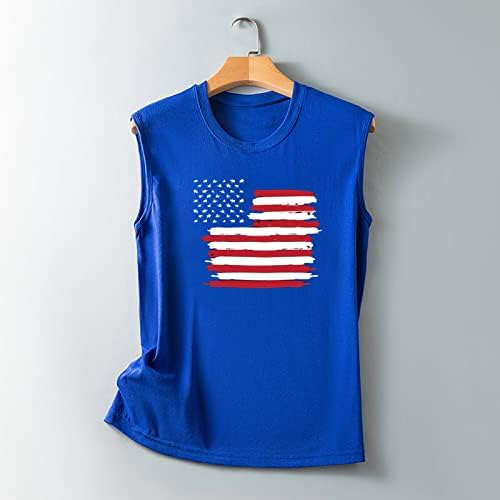 Ženski vrhovi američkim stavovima za zastavu za žene Patriotska majica 4. srpnja SAD-Sjedinjene Američke Države Stars Stripes Print