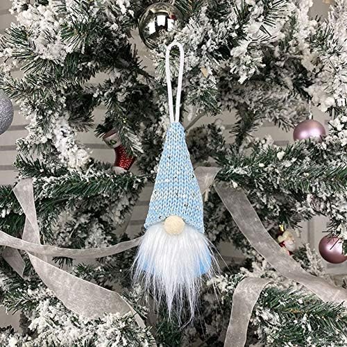 Drvena Lutka Gnome Viseća 2021 Ornament Božić Santa Božić Dekoracija Bezlična Dekoracija Visi Kristalni Veverica Ornament