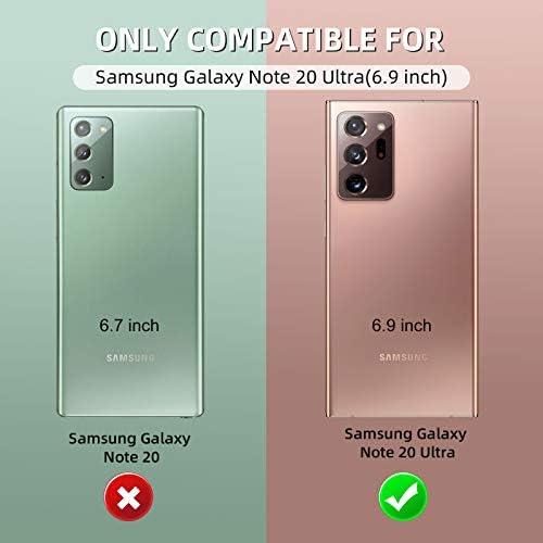 Wifort Samsung Galaxy Note 20 Ultra vodootporna futrola Zaštitna zaslona Otporna na vodu Zaštitna zaštitna zaštita od pada, otporna na udarce puna futrola za Samsung Note 20 ultra 5g, crna