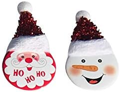 Santa šešir, Holiday šešir dugme igle i svečane snjegović naušnice